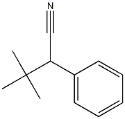 Benzeneacetonitrile, α-(1,1-dimethylethyl)- Structure