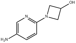 3-AMINO-6-(3-HYDROXYAZETIDIN-1-YL)PYRIDINE Structure