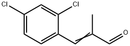 2-Propenal, 3-(2,4-dichlorophenyl)-2-Methyl- 化学構造式