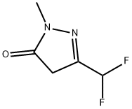 3-(Difluoromethyl)-1-Methyl-4,5-Dihydro-1H-Pyrazol-5-One(WXC02990) Struktur