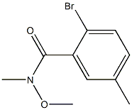 2-bromo-N-methoxy-N,5-dimethylbenzamide,1048108-06-0,结构式