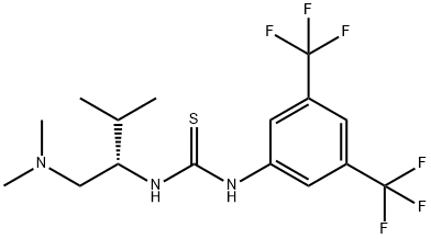 S-1-(3,5-bis(trifluoroMethyl)phenyl)-3-(1-(di
MethylaMino)-3-Methylbutan-2-yl)thiourea Structure