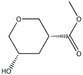 1,5-Anhydro-2,3-dideoxy-2-(methoxycarbonyl)-erythropentitol Struktur