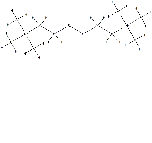 2,2'-二磺酰二基(N,N,N-三甲基乙-1-铵)碘化物,10498-85-8,结构式