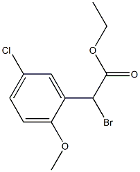 BROMO-(5-CHLORO-2-METHOXY-PHENYL)-ACETIC ACID ETHYL ESTER|