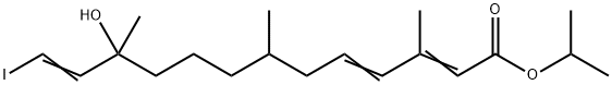 iodovinylmethoprenol 化学構造式