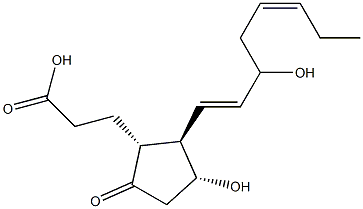 delta-17-tetranorprostaglandin E1 Struktur