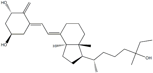 26-homo-1,25-dihydroxyvitamin D3 Struktur