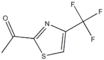 1-[4-(三氟甲基)-1,3-噻唑-2-基]乙烷-1-酮 结构式