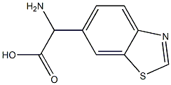 6-Benzothiazoleaceticacid,alpha-amino-(9CI) 化学構造式