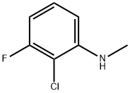 BENZENAMINE,2-CHLORO3-FLUORO-N-METHYL-,1070892-67-9,结构式