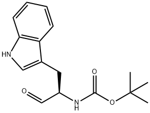 N-α-tert-Butoxycarbonyl-D-tryptophan Structure