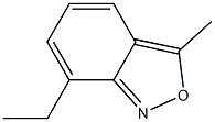 2,1-Benzisoxazole,7-ethyl-3-methyl-(9CI) Struktur