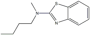 2-Benzothiazolamine,N-butyl-N-methyl-(9CI) 化学構造式
