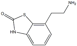 2(3H)-Benzothiazolone,7-(2-aminoethyl)-(9CI),108773-10-0,结构式
