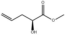 (S)-methyl 2-hydroxypent-4-enoate 结构式