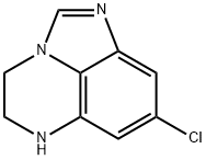 4H-Imidazo[1,5,4-de]quinoxaline,8-chloro-5,6-dihydro-(6CI) Struktur