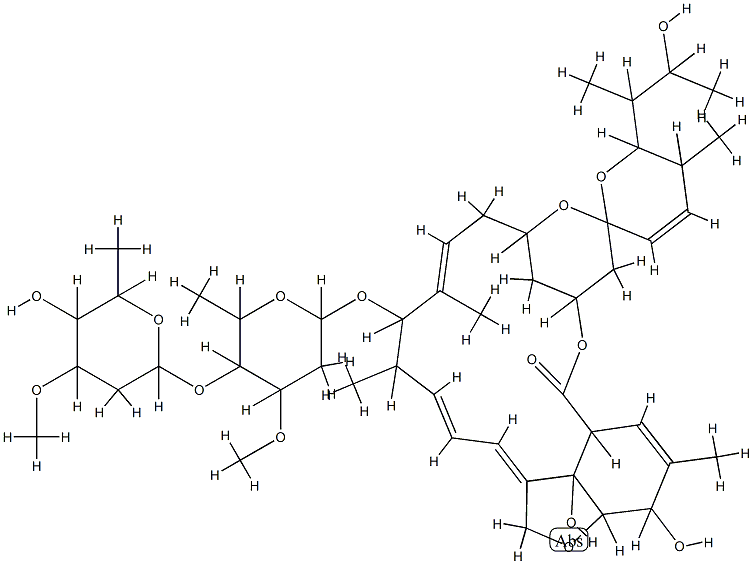 27-hydroxyavermectin,109084-58-4,结构式