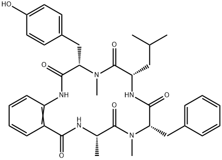 Cycloaspeptide A Structure