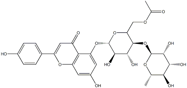 山茶黄酮苷 A, 109232-77-1, 结构式