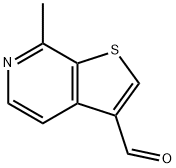7-Methylthieno[2,3-c]pyridine-3-carbaldehyde Struktur