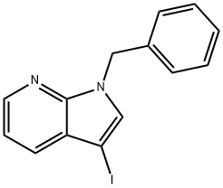 1-Benzyl-3-iodo-7-azaindole, 97% Structure