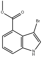Methyl 3-Bromoindole-4-carboxylate Struktur