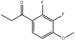 2,3-difluoro-4-methoxypropiophenone Struktur