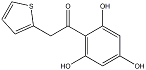 2-(2-thienyl)-1-(2,4,6-trihydroxyphenyl)ethanone 结构式