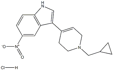 1H-인돌,3-(1-(시클로프로필메틸)-1,2,3,6-테트라히드로-4-피리디닐)-5-NITRO-,MO