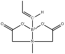 TRANS-1-プロペニルボロン酸 MIDA エステル 化学構造式