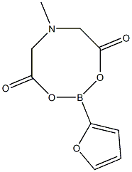 2-呋喃基硼酸甲基亚氨基二乙酸酯 结构式
