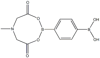 Benzene-1,4-diboronic acid mono-MIDA ester Struktur