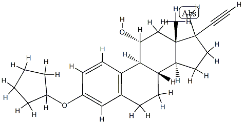 11 alpha-hydroxyquinestrol Structure