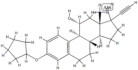 11 alpha-hydroxyquinestrol,111102-94-4,结构式