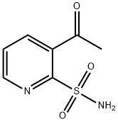 2-Pyridinesulfonamide,3-acetyl-(9CI) Struktur