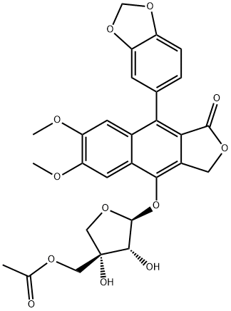 diphyllin acetyl apioside,111647-42-8,结构式