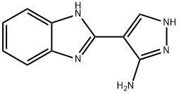 1H-Pyrazol-3-amine,4-(1H-benzimidazol-2-yl)-(9CI) Struktur