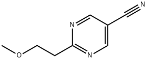 2-(2-methoxyethyl)-5-pyrimidinecarbonitrile(SALTDATA: FREE) Structure