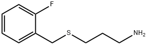 3-[(2-fluorobenzyl)thio]-1-propanamine(SALTDATA: FREE) Structure