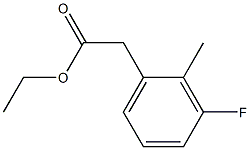 ethyl 2-(3-fluoro-2-methylphenyl)acetate Struktur