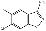 6-氯-5-甲基苯并[D]异噻唑-3-胺, 1126424-36-9, 结构式