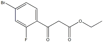 ethyl 3-(4-bromo-2-fluorophenyl)-3-oxopropanoate Structure