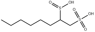 1-OCTANESULPHONIC-2-SULPHINICACID 结构式