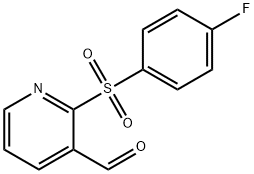 2-((4-Fluorophenyl)Sulfonyl)Nicotinaldehyde(WXC03057) Struktur
