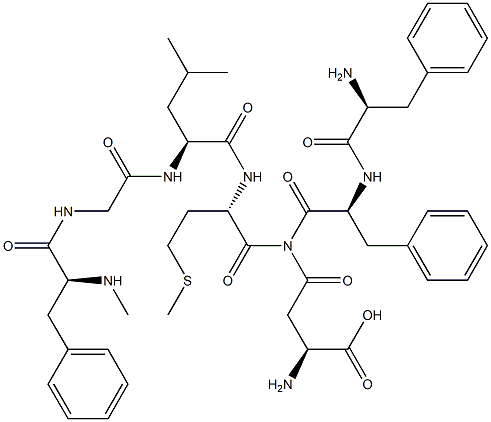 neurokinin B (4-10), beta-Asp(4)-Me-Phe(7)- Structure