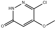 6-氯-5-甲基-3-哒嗪酮 结构式