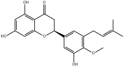 Sigmoidin B 3'-methyl ether 结构式