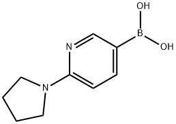 6-（pyrrolidin-1-yl）pyridine-3-boronic 结构式