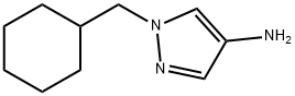 1-(cyclohexylmethyl)-1H-pyrazol-4-amine,1152853-54-7,结构式